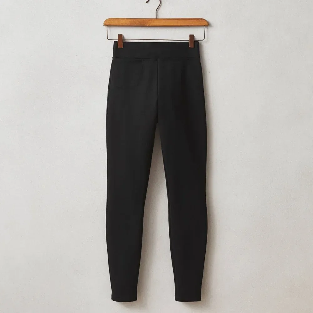 American Giant Black Ponte Pants